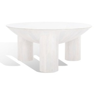 Safavieh Couture Calhoun White Wood Coffee Table