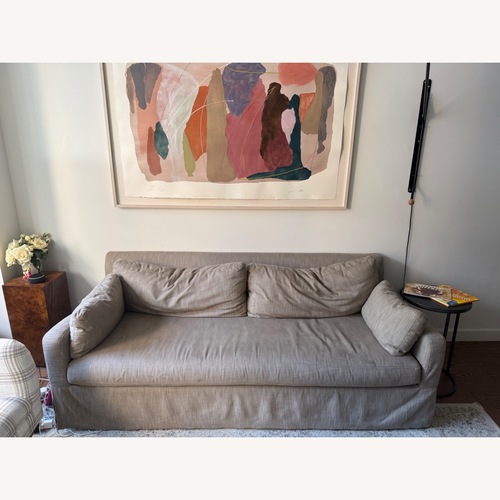 Used Restoration Hardware Maxwell Light Brown 3+ Seater Sofa for sale on AptDeco