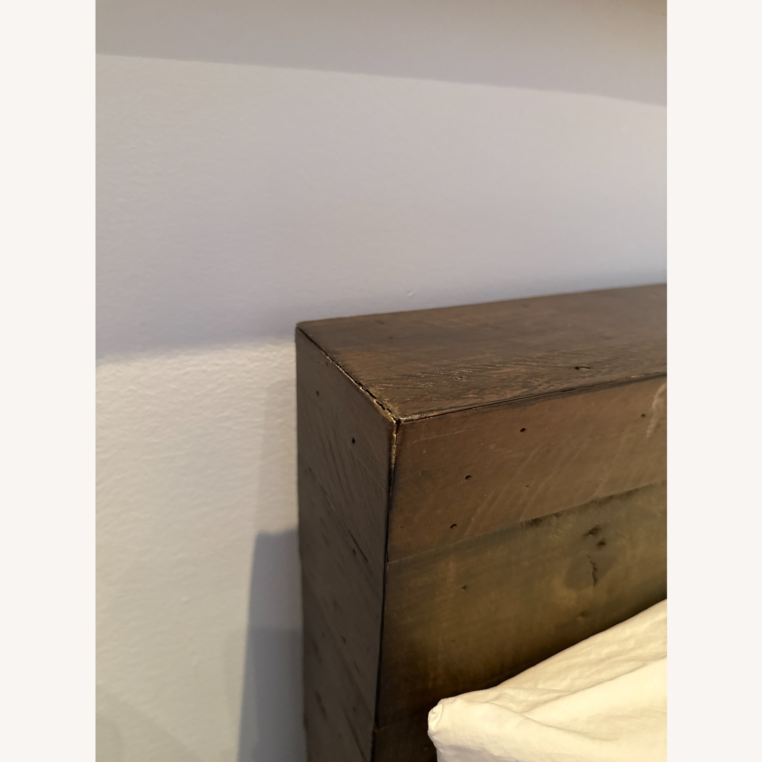 West Elm Emmerson Dark Brown Wood Queen Bed - image-3