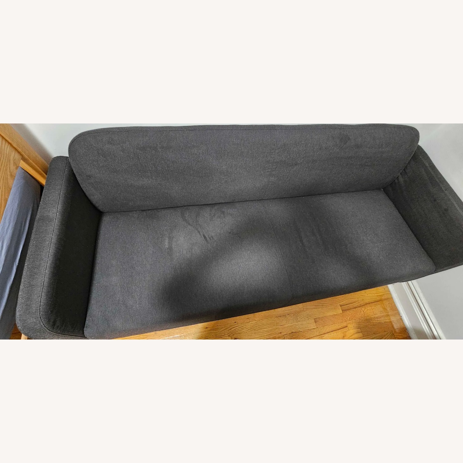 IKEA Linanäs Black Fabric 3+ Seater Sofa - image-3