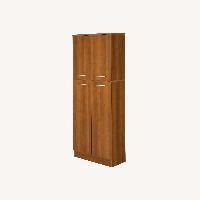 South Shore Furniture Dark Brown Wood Wall Unit