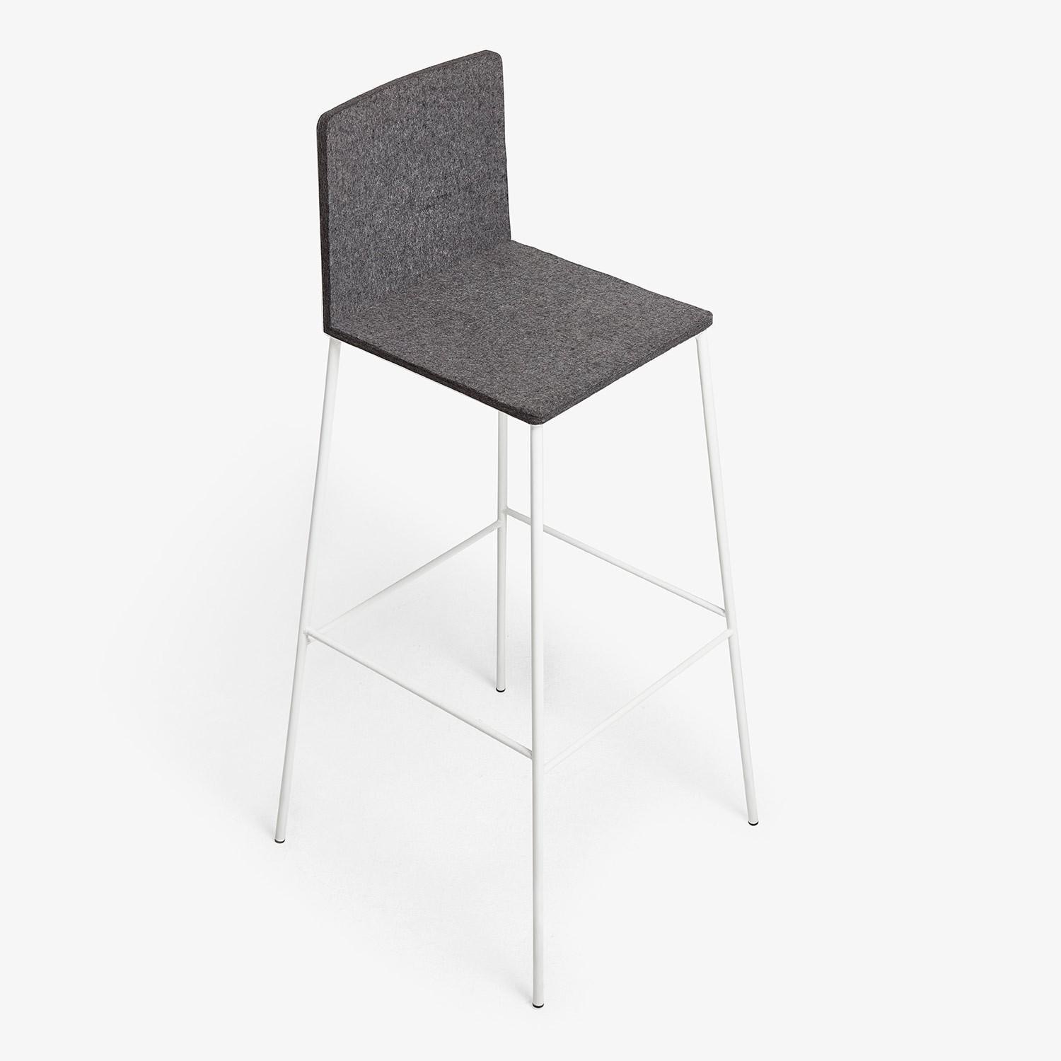 ABC Carpet and Home White Metal Stools - image-1