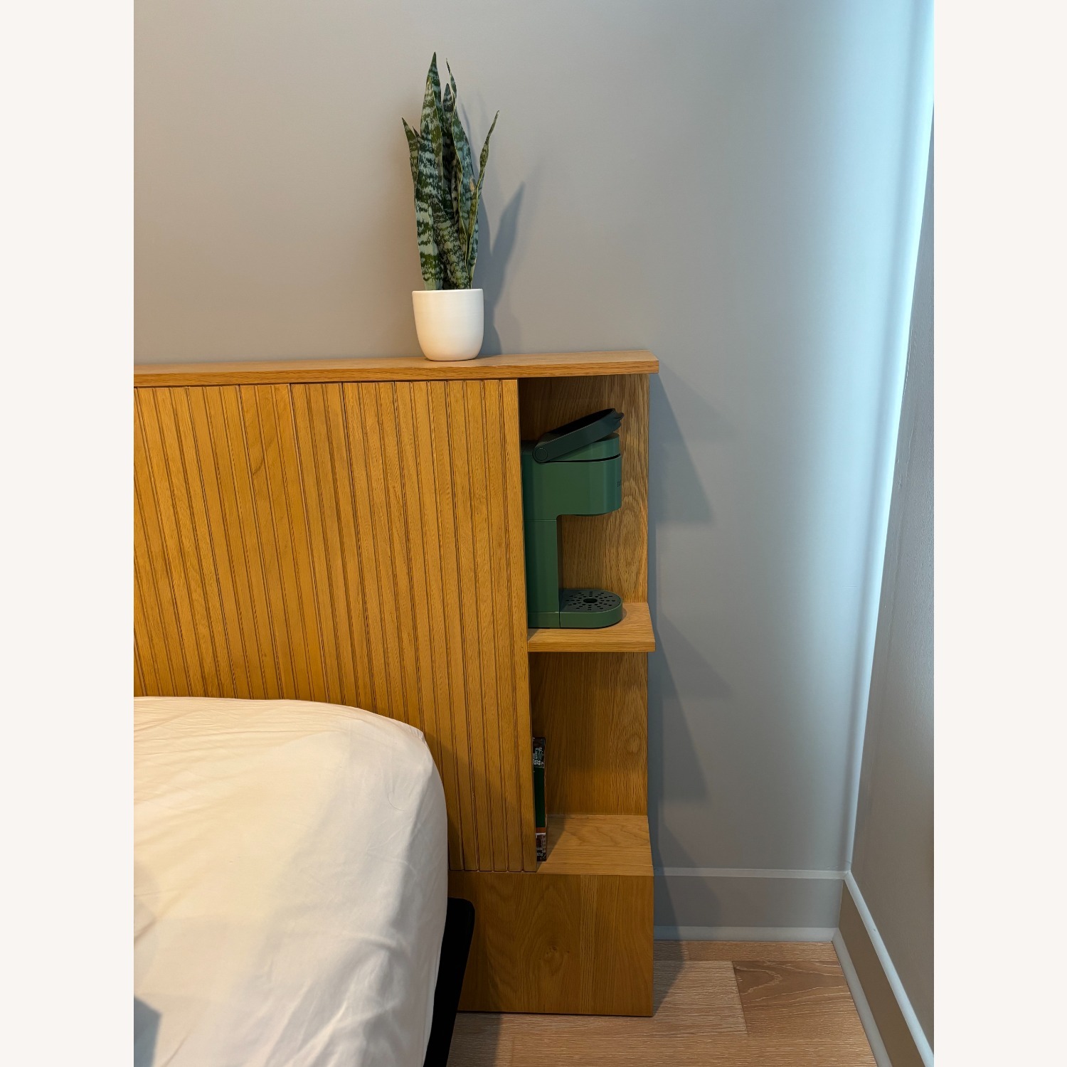 Article Kouva King Storage Headboard - Natural Oak - image-5