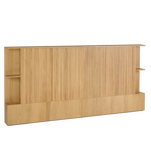 Used Article Kouva King Storage Headboard - Natural Oak for sale on AptDeco