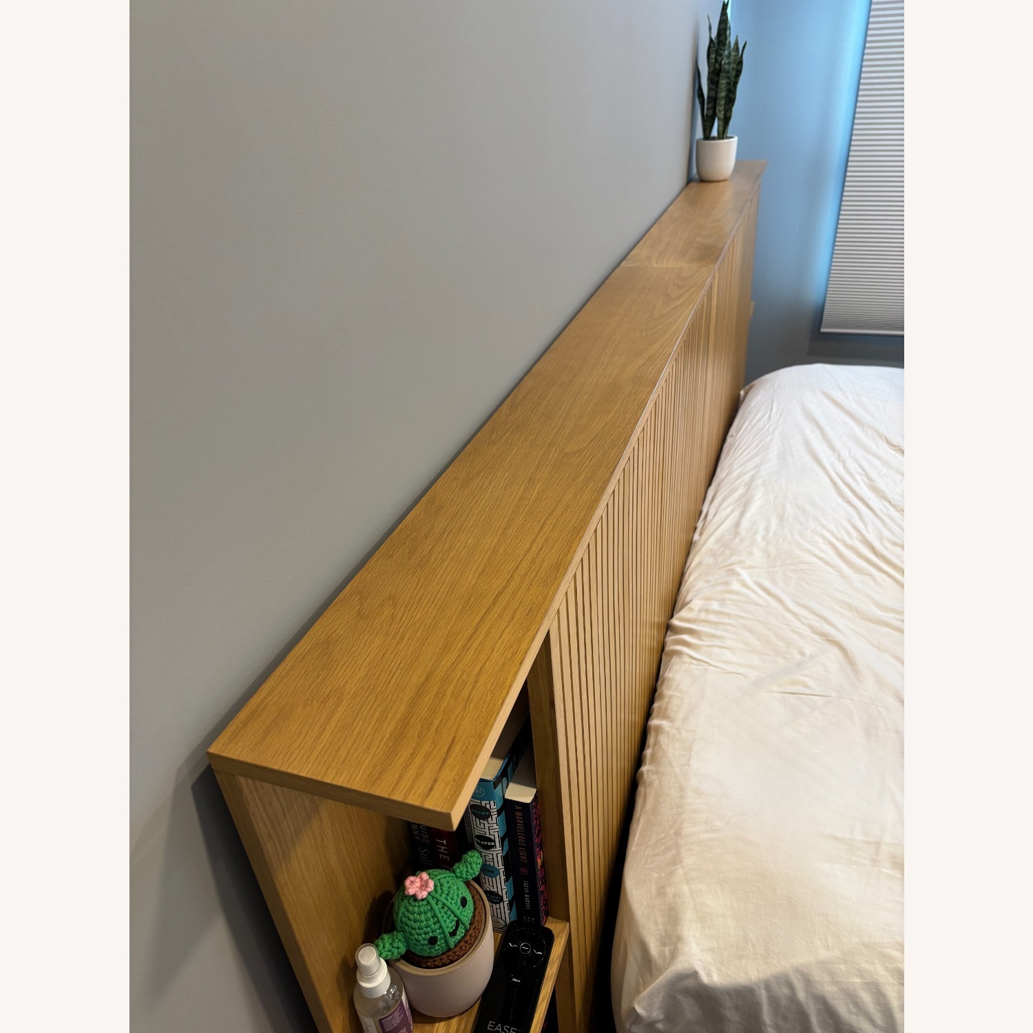 Article Kouva King Storage Headboard - Natural Oak - image-3