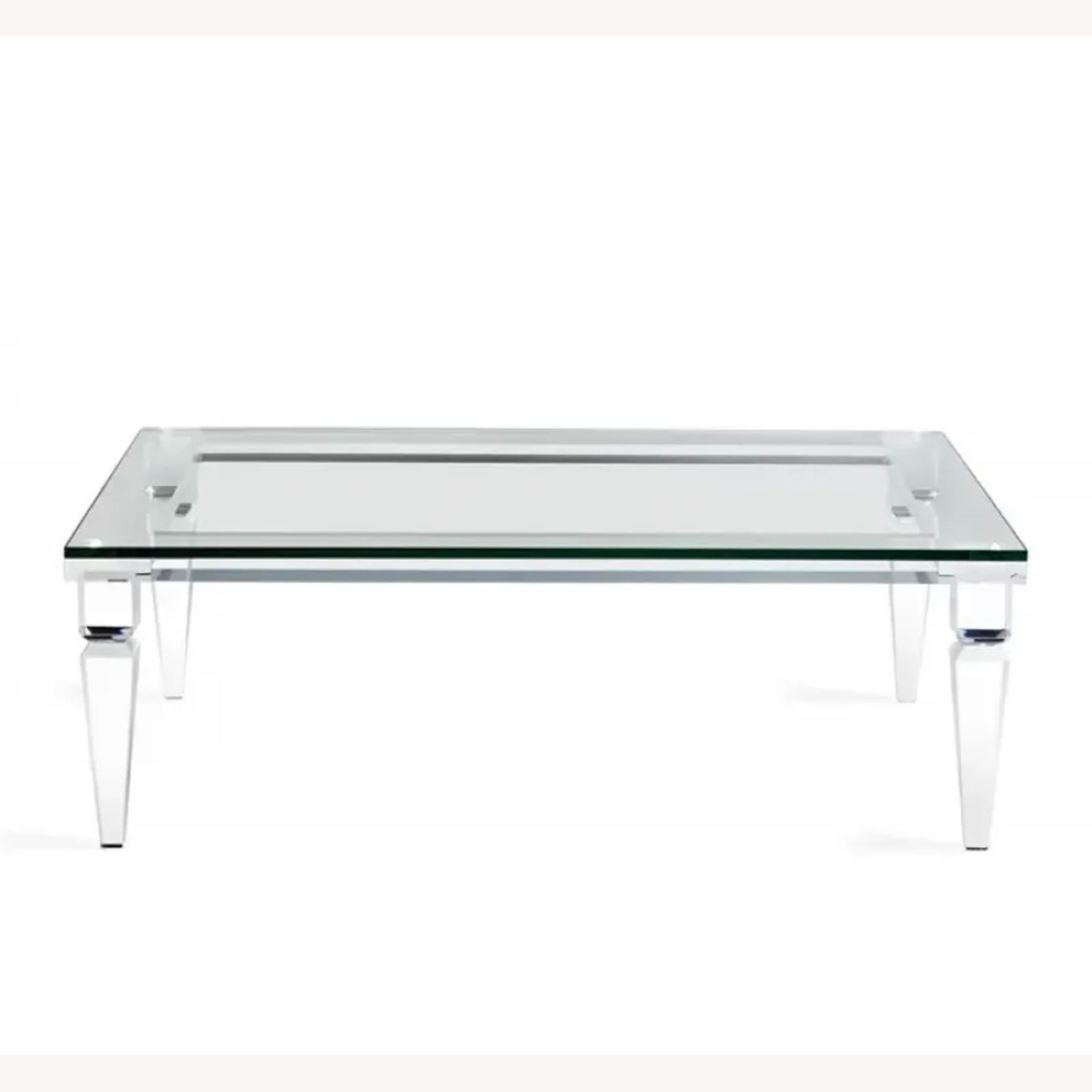 Interlude Home Transparent Glass Coffee Table - image-1