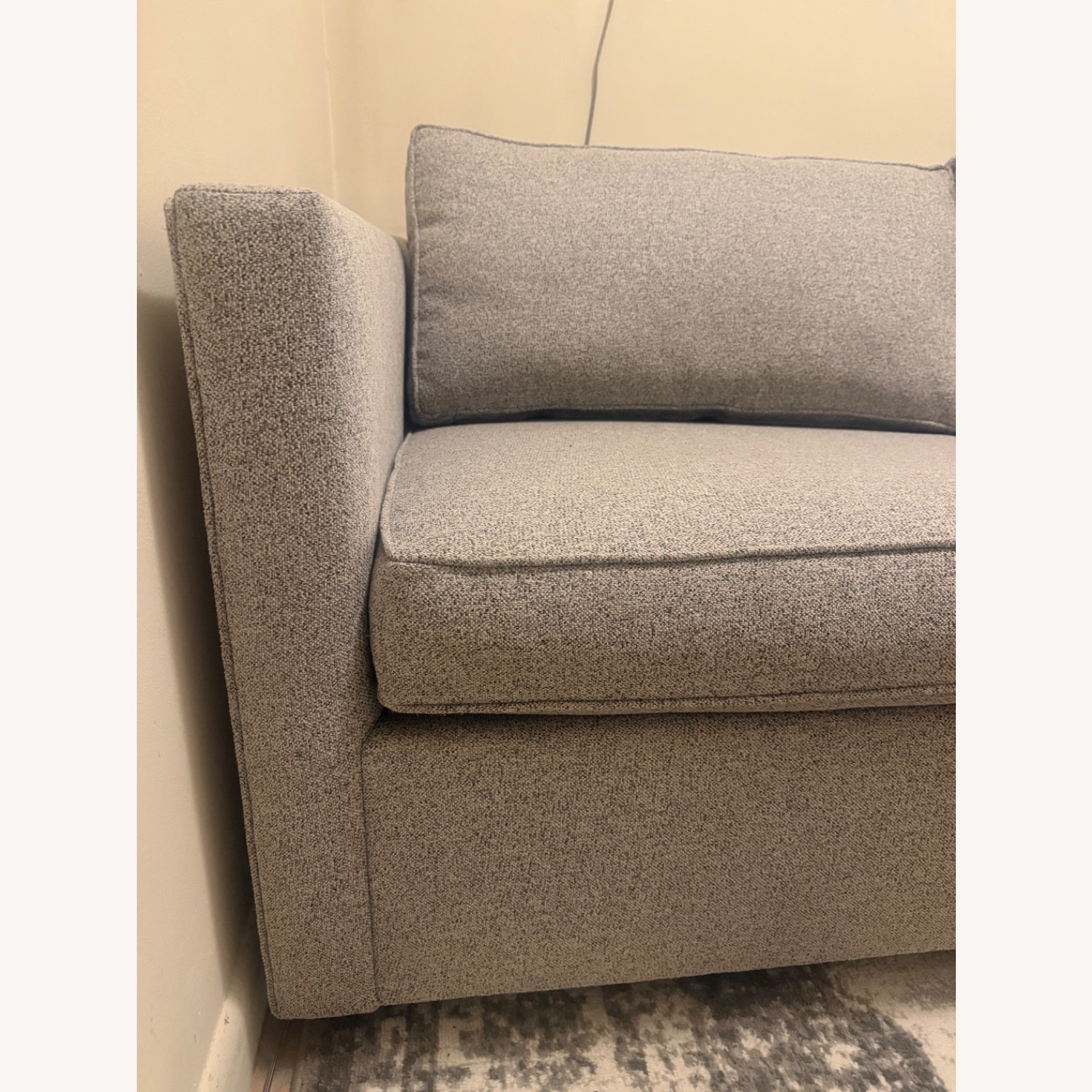 West Elm Light Gray Fabric Harris Sleeper Sofa - image-5