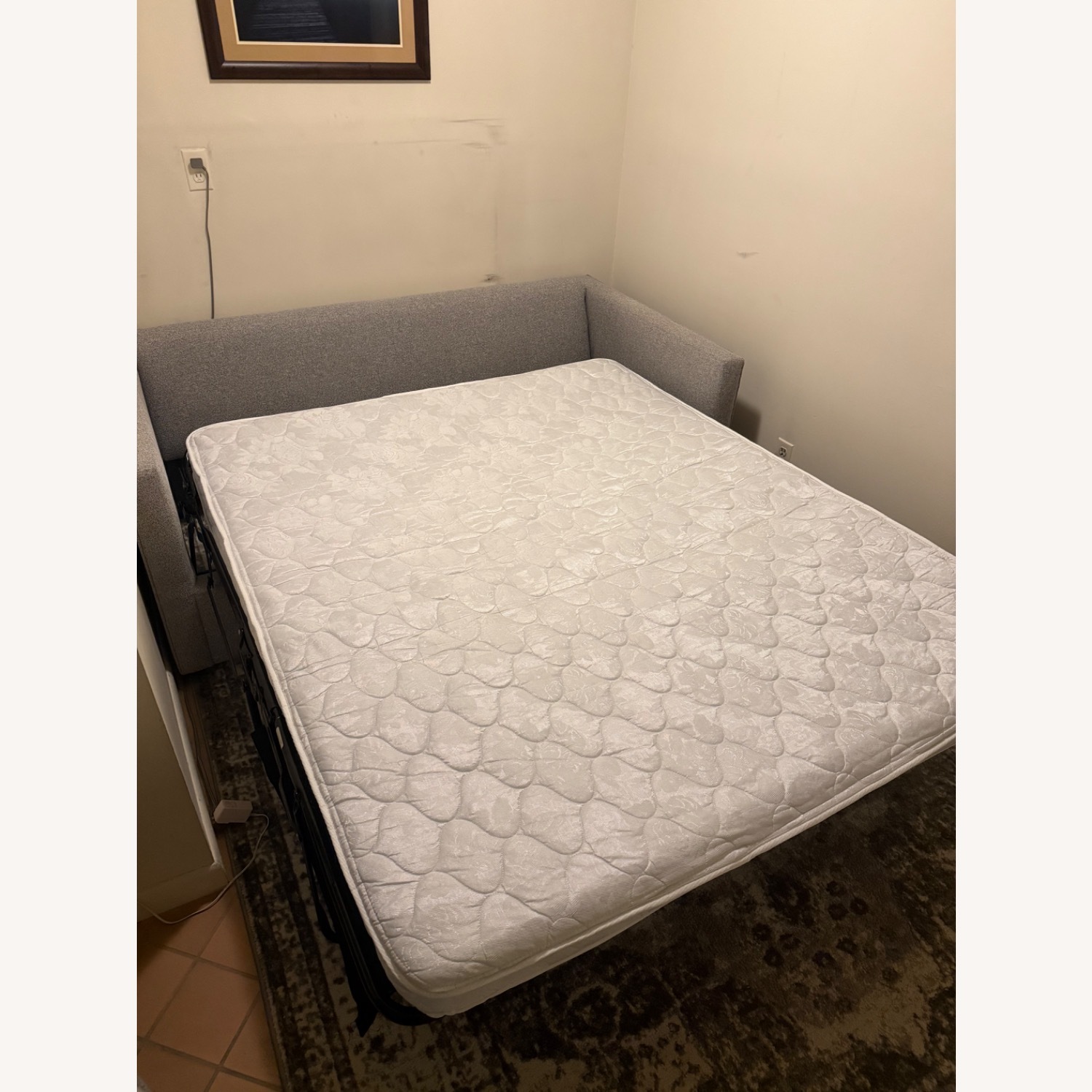 West Elm Light Gray Fabric Harris Sleeper Sofa - image-7