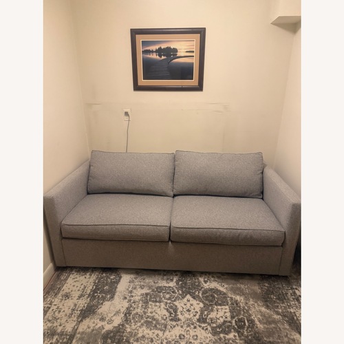 Used West Elm Light Gray Fabric Harris Sleeper Sofa for sale on AptDeco