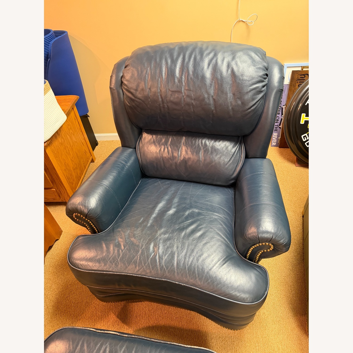 Amish Chairs and Ottoman - image-11