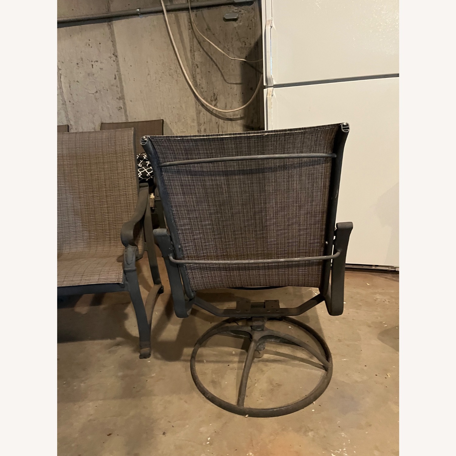 Brown Jordan Taupe Metal Patio Furniture - image-1