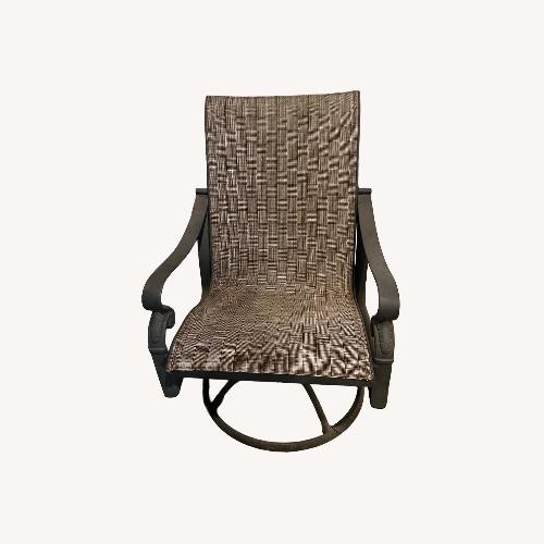 Used Brown Jordan Taupe Metal Patio Furniture for sale on AptDeco