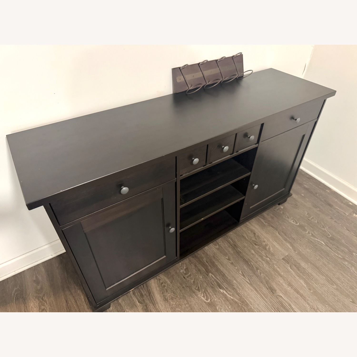 Ashley Furniture Dark Brown Bar Cart - image-1