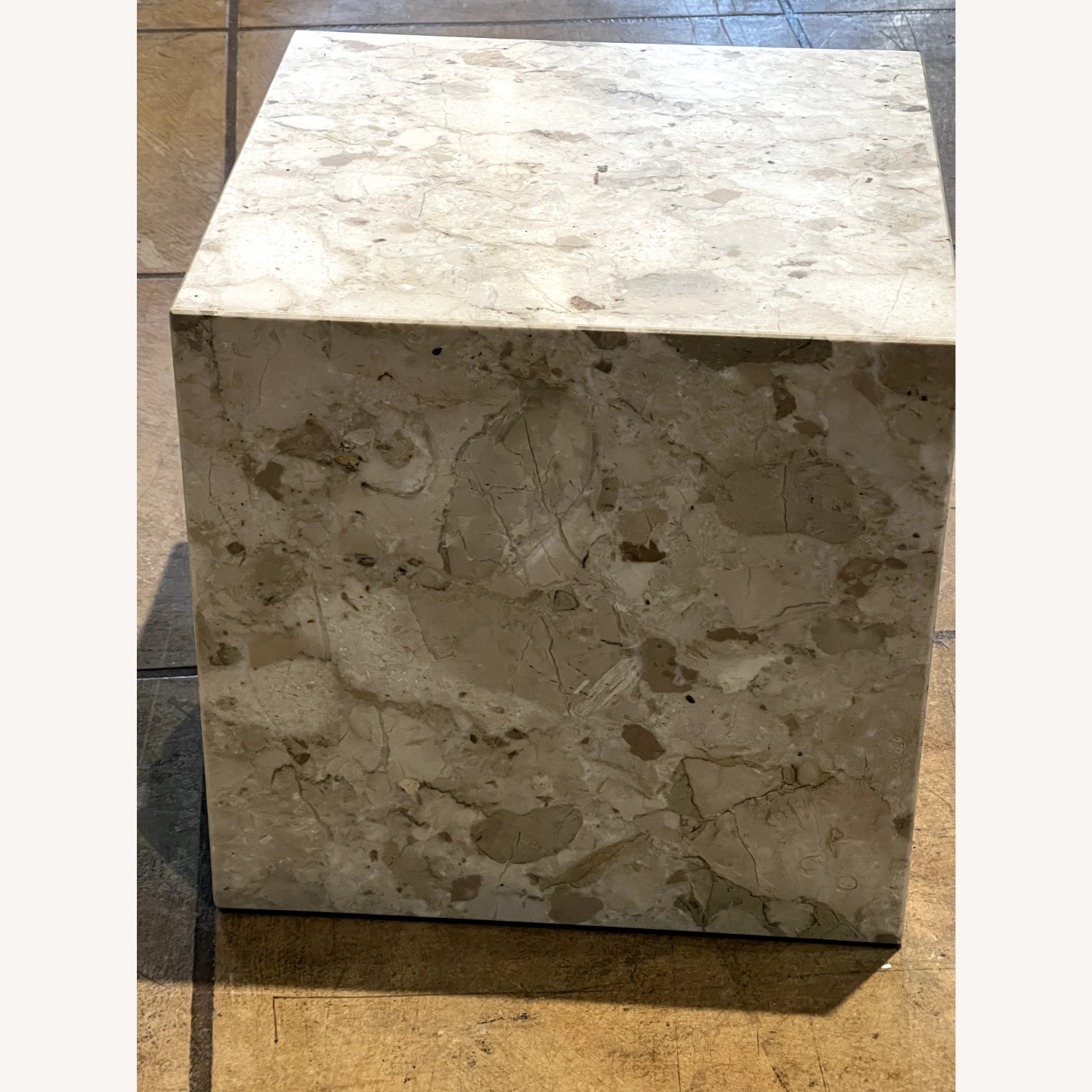 Plinth Natural Stone Side Table - image-2