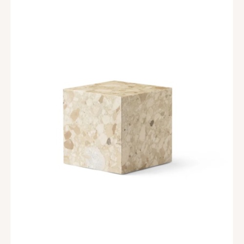 Used Plinth Natural Stone Side Table for sale on AptDeco