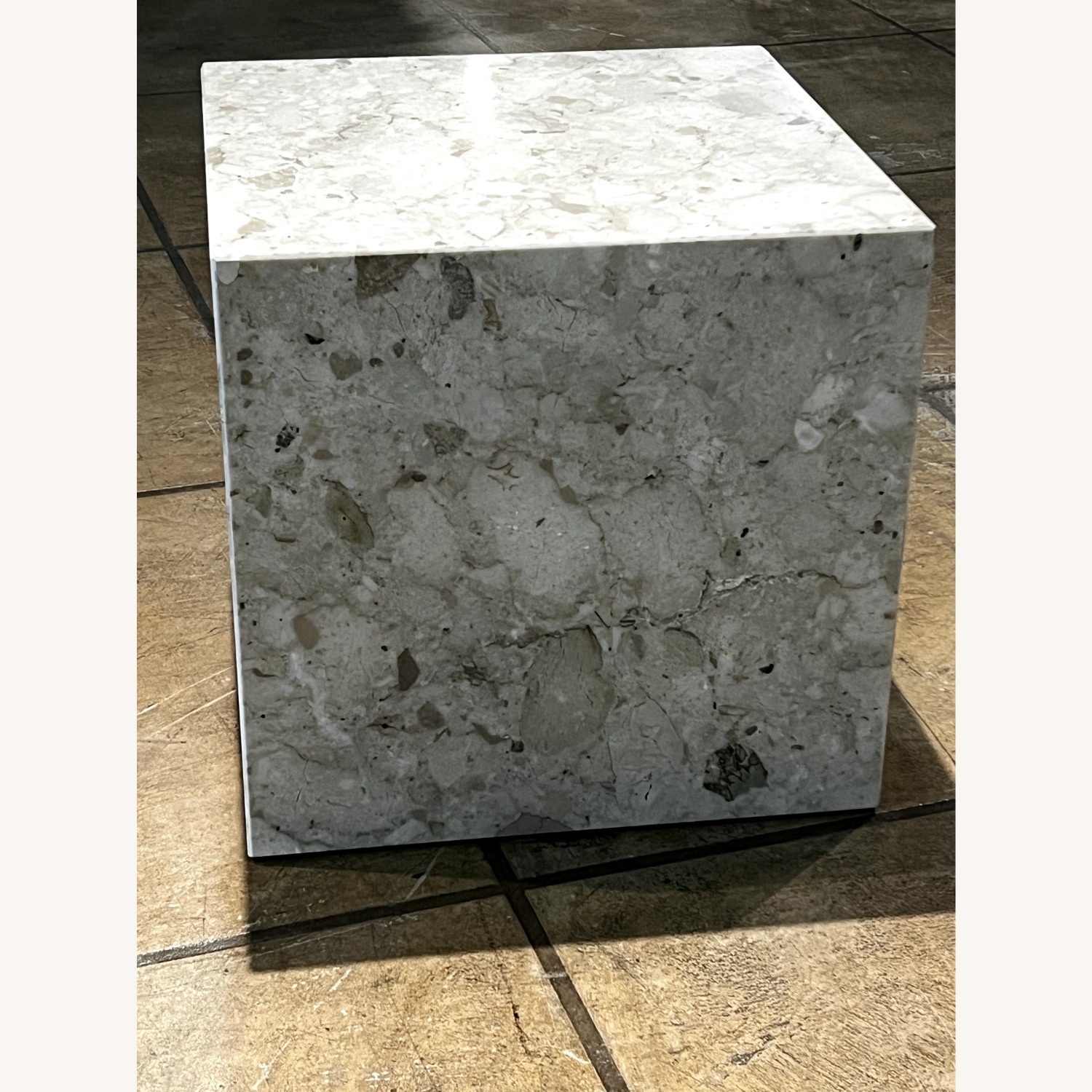 Plinth Natural Stone Side Table - image-5