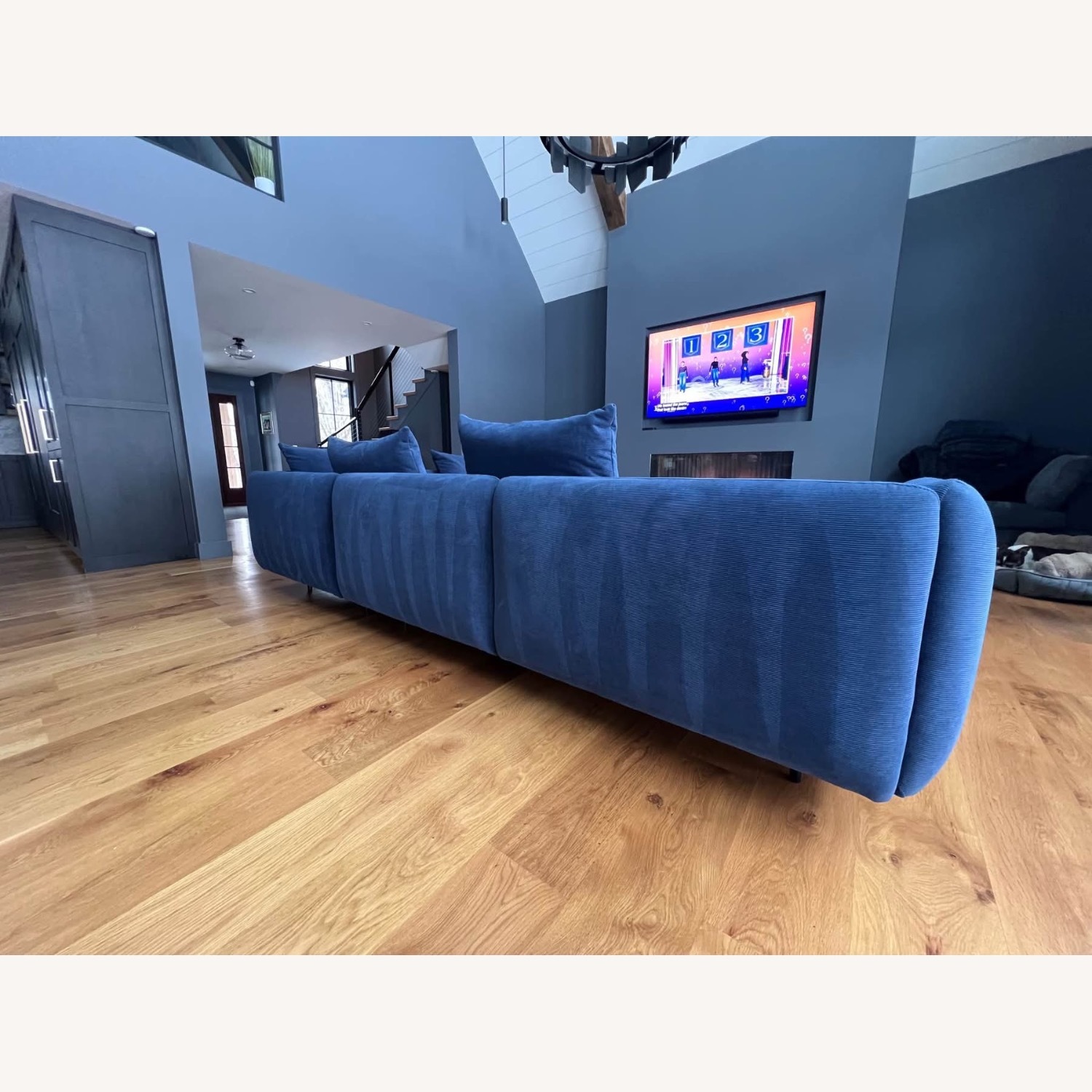 Bo Concept Salamanca Blue Fabric 3+ Piece Sectional - image-5