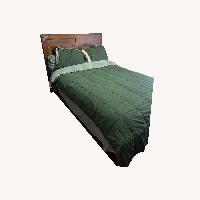 Ashley Furniture Dark Brown Wood Full Bed