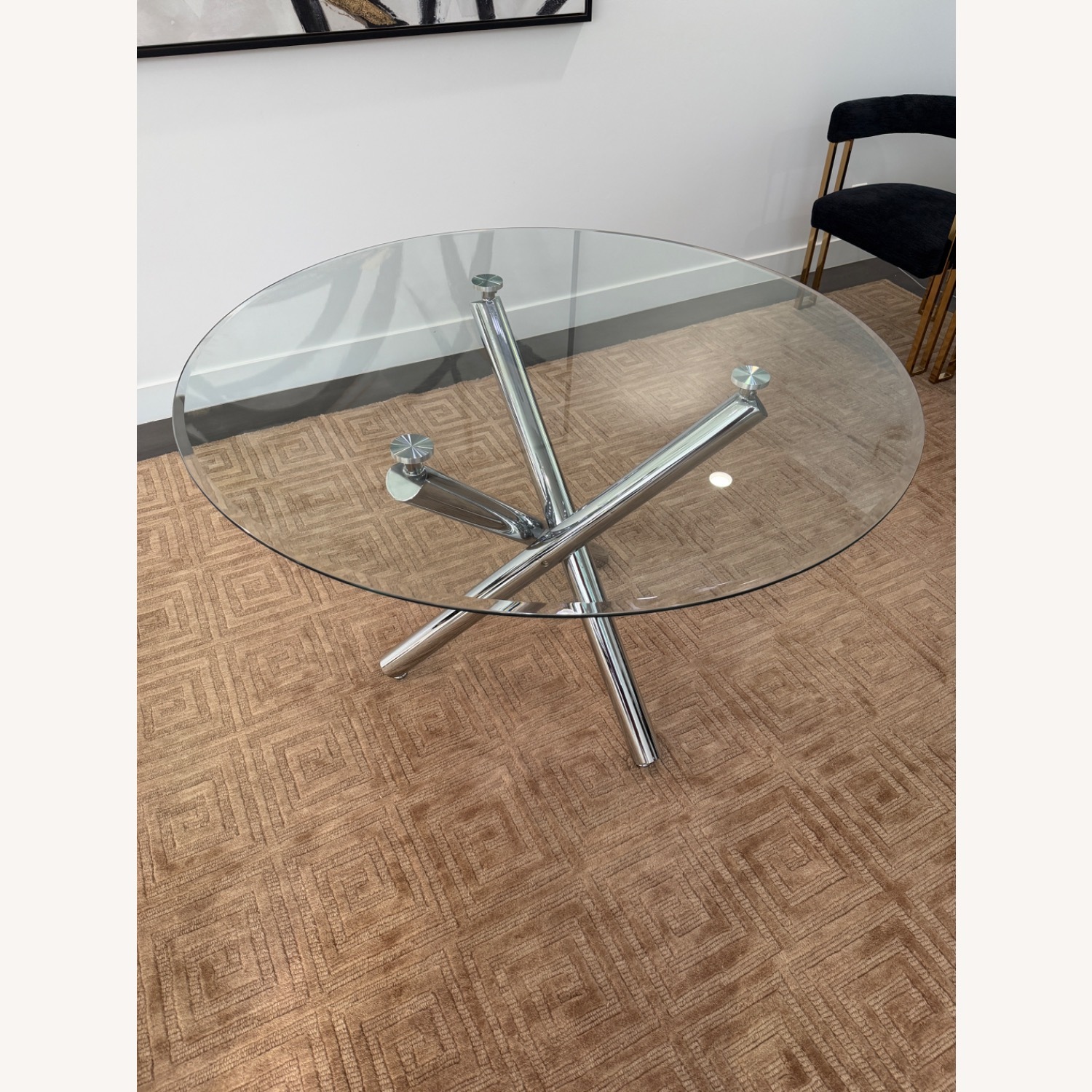 Round Glass Dining Table - image-3