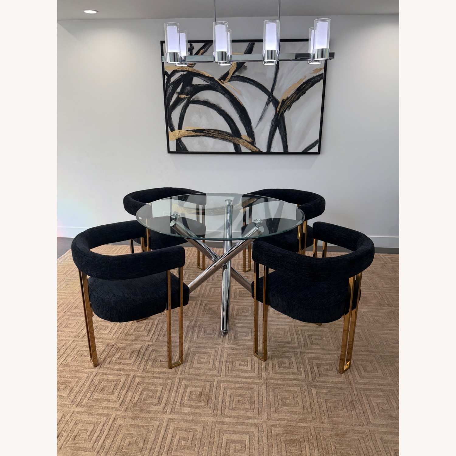 Round Glass Dining Table - image-5