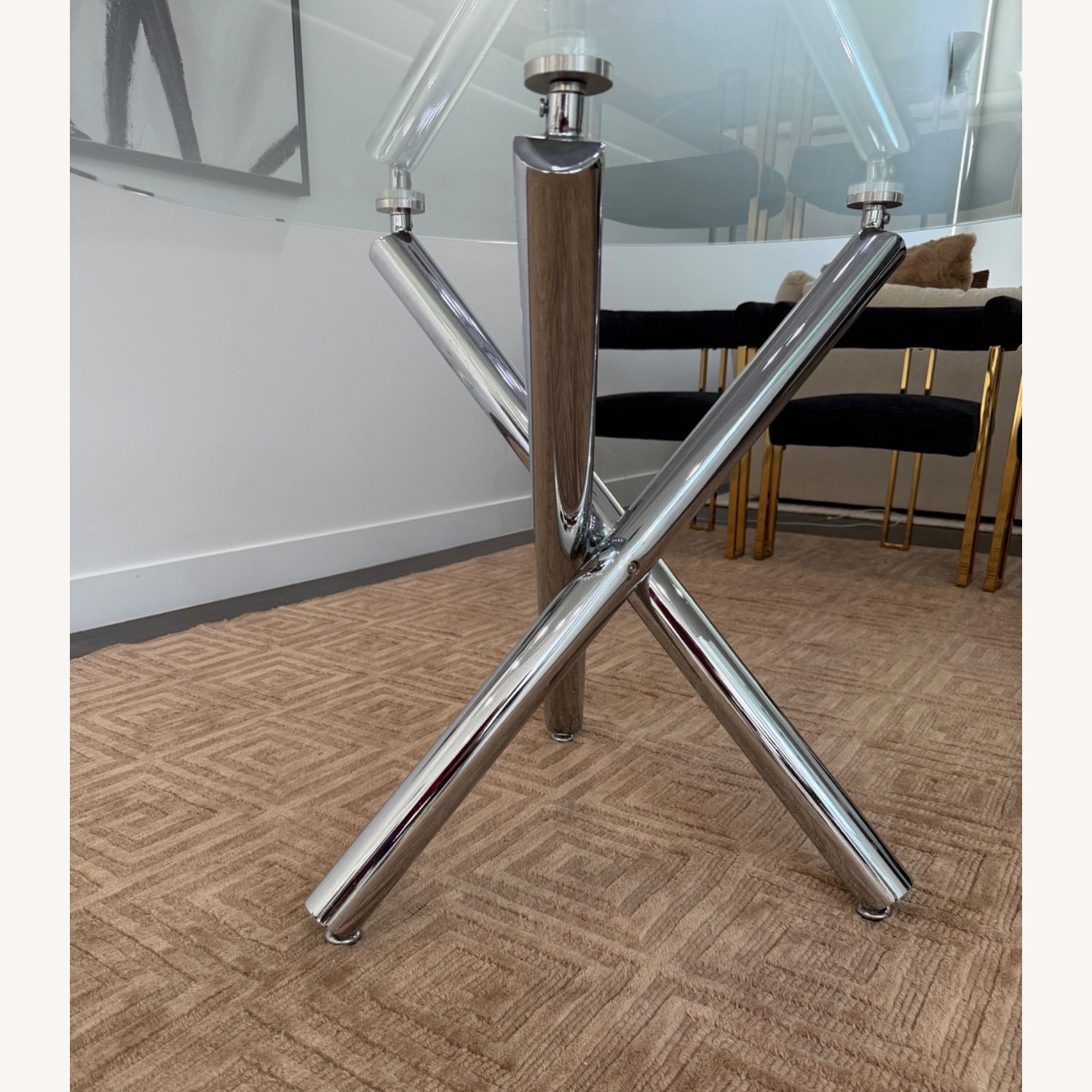 Round Glass Dining Table - image-4