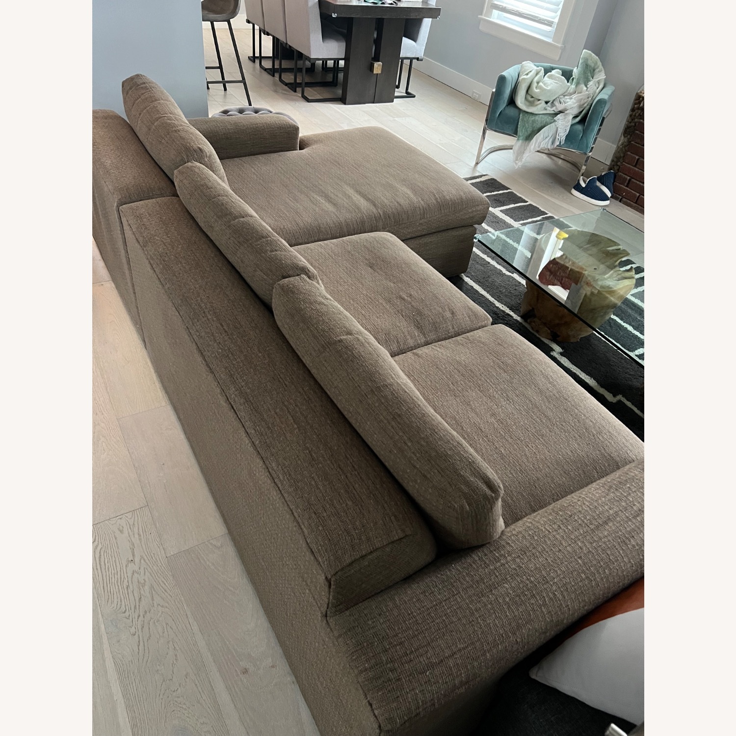 Room & Board Light Brown 2 Piece Sectional - image-7