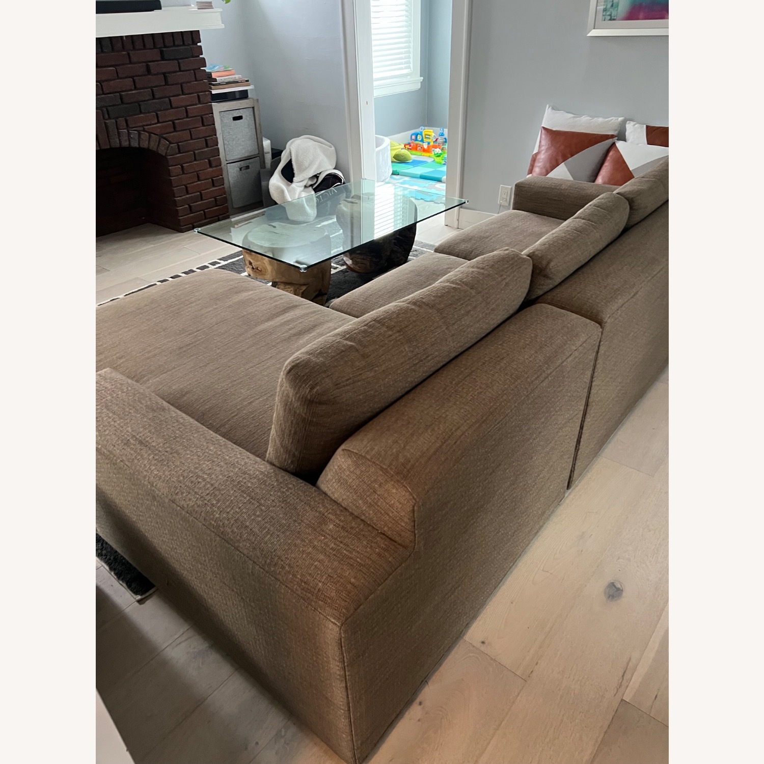 Room & Board Light Brown 2 Piece Sectional - image-5