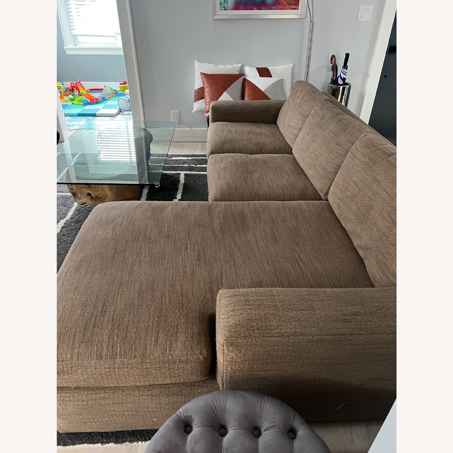 Room & Board Light Brown 2 Piece Sectional - image-6