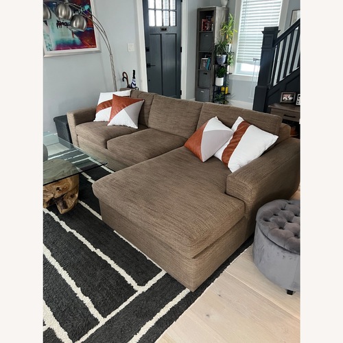Used Room & Board Light Brown 2 Piece Sectional for sale on AptDeco