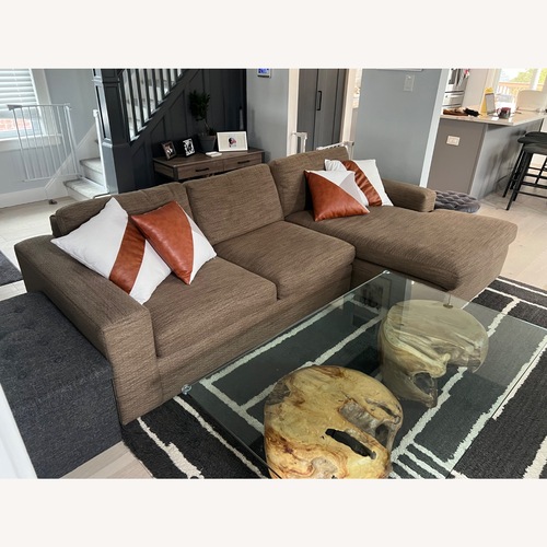Used Room & Board Light Brown 2 Piece Sectional for sale on AptDeco
