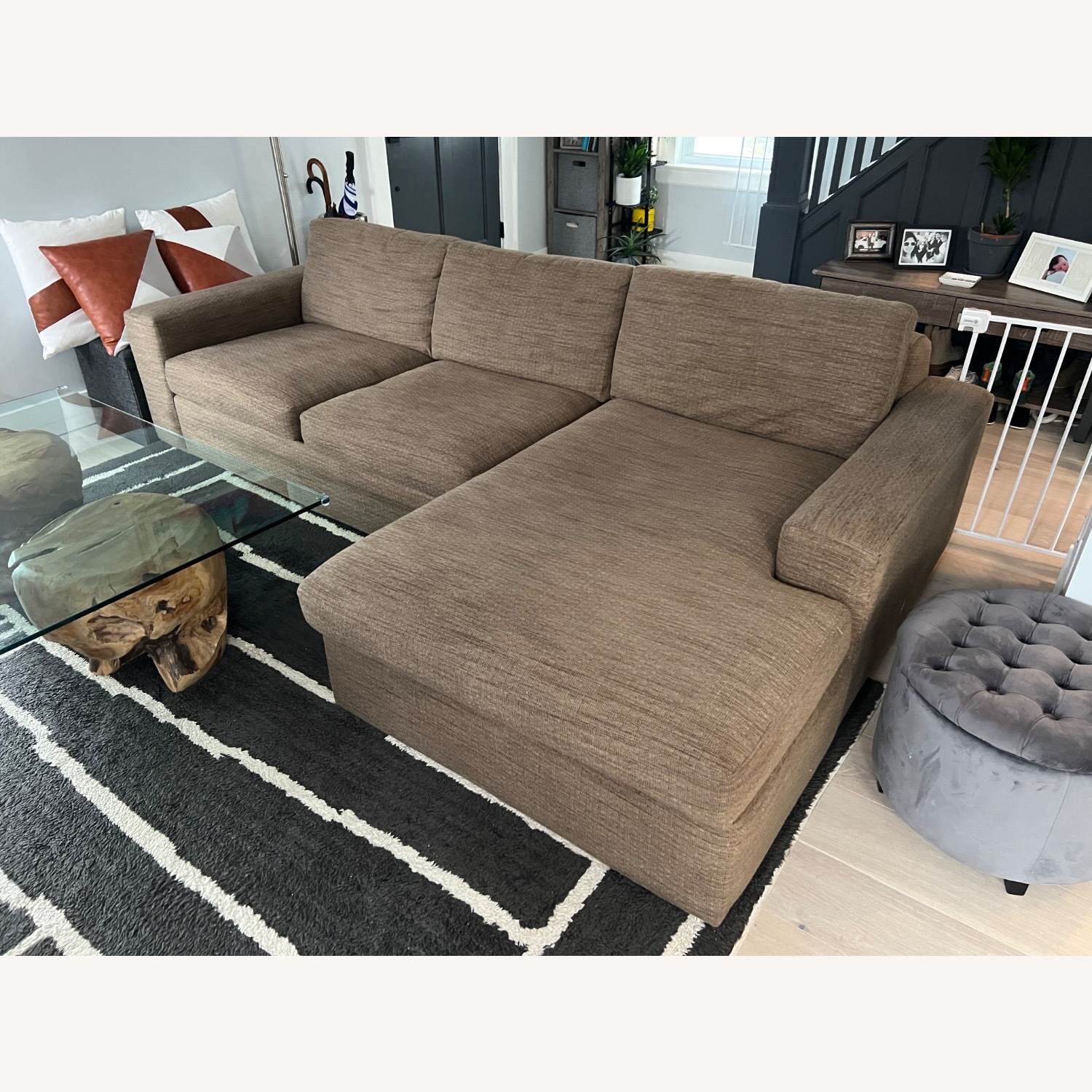 Room & Board Light Brown 2 Piece Sectional - image-3