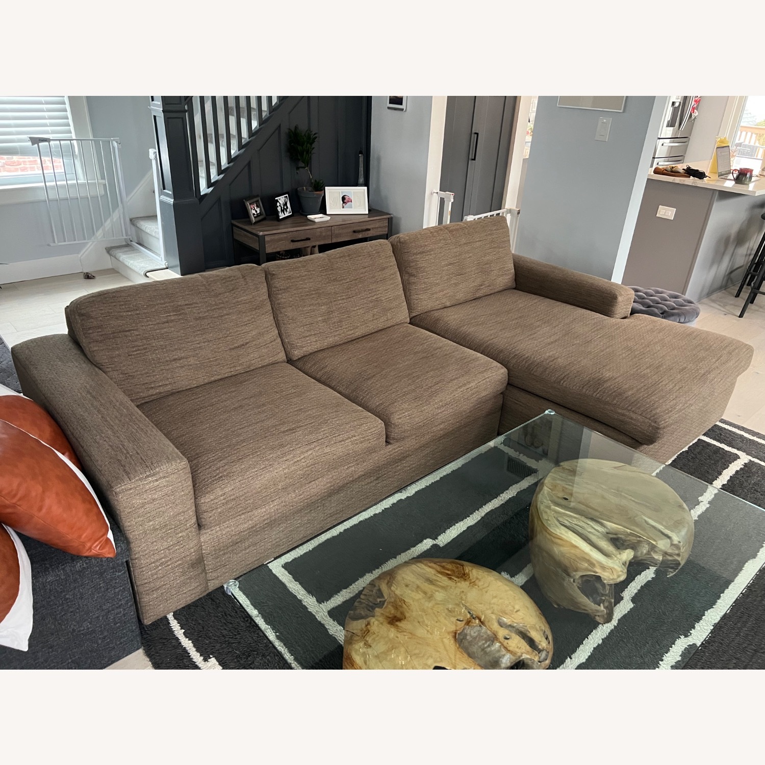 Room & Board Light Brown 2 Piece Sectional - image-4