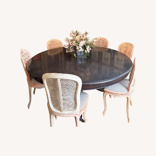 Used Vintage/Antique Dark Brown Dining Table for sale on AptDeco