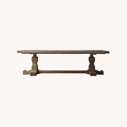 Used Restoration Hardware Natural Wood Dining Table for sale on AptDeco