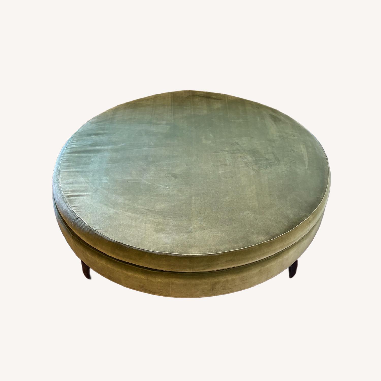 B&B Italia Velvet Ottoman/Pouf - image-0