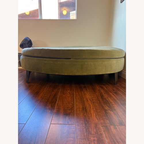 Used B&B Italia Velvet Ottoman/Pouf for sale on AptDeco