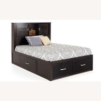 Bob's Discount Furniture Dalton Dark Brown Queen Bed