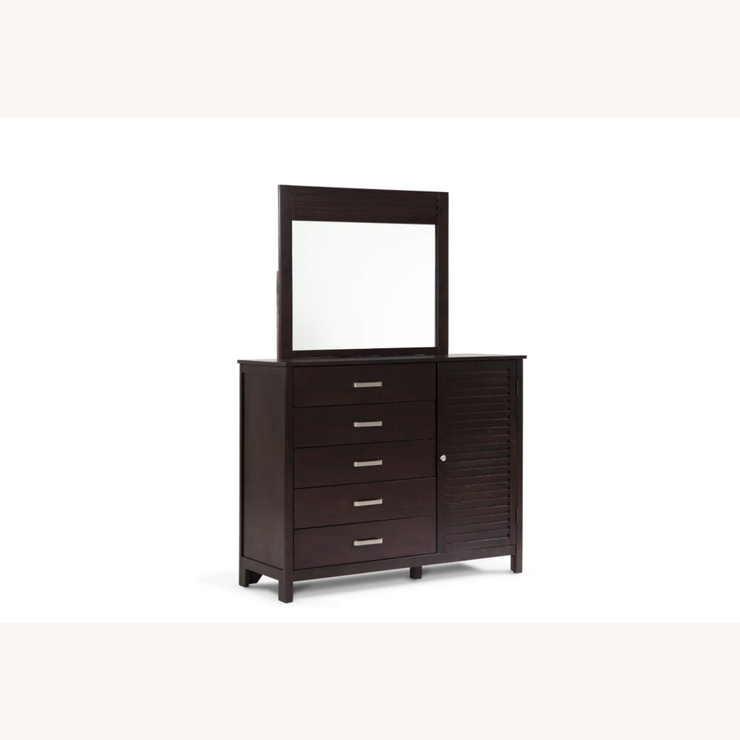 Bob's Discount Furniture Dalton Dark Brown Wood Dresser - image-0
