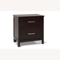 Bob's Discount Furniture Dalton Dark Brown Nightstand