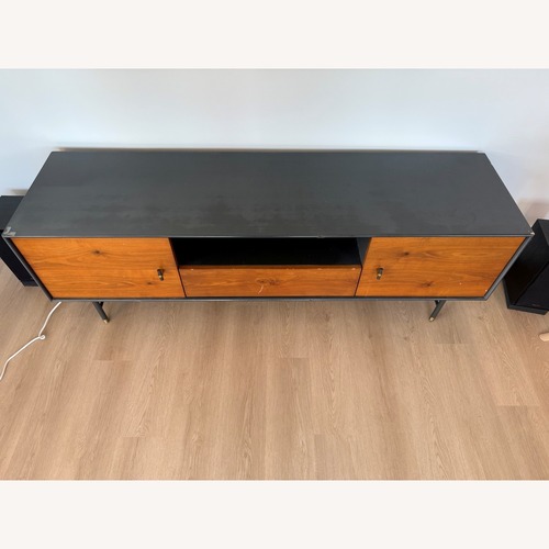 Used West Elm Modernist Lacquer Media Console 68" for sale on AptDeco