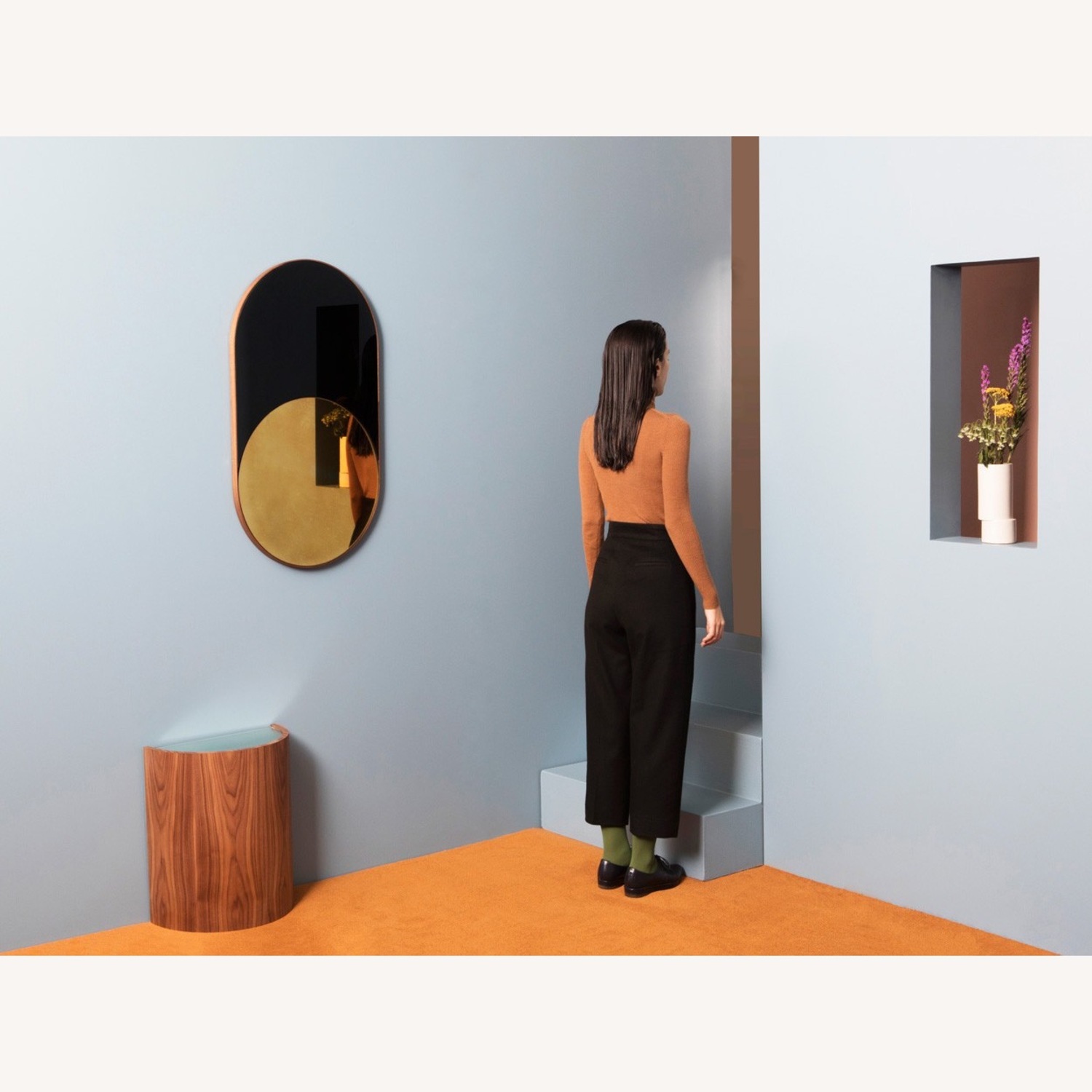 Cylinder Mirror By Bower Studios - image-3