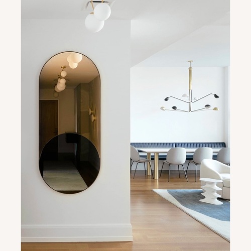 Used Cylinder Mirror By Bower Studios  for sale on AptDeco