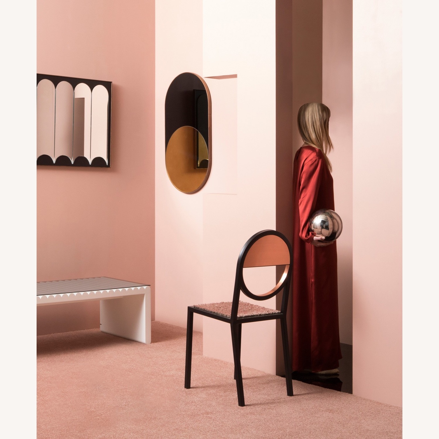 Cylinder Mirror By Bower Studios - image-2