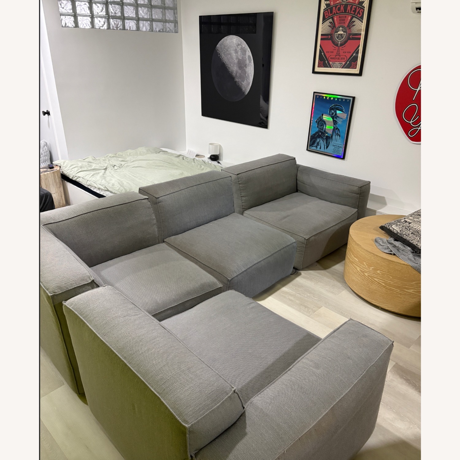 Article Solae Light Gray Fabric 3+ Piece Sectional - image-0