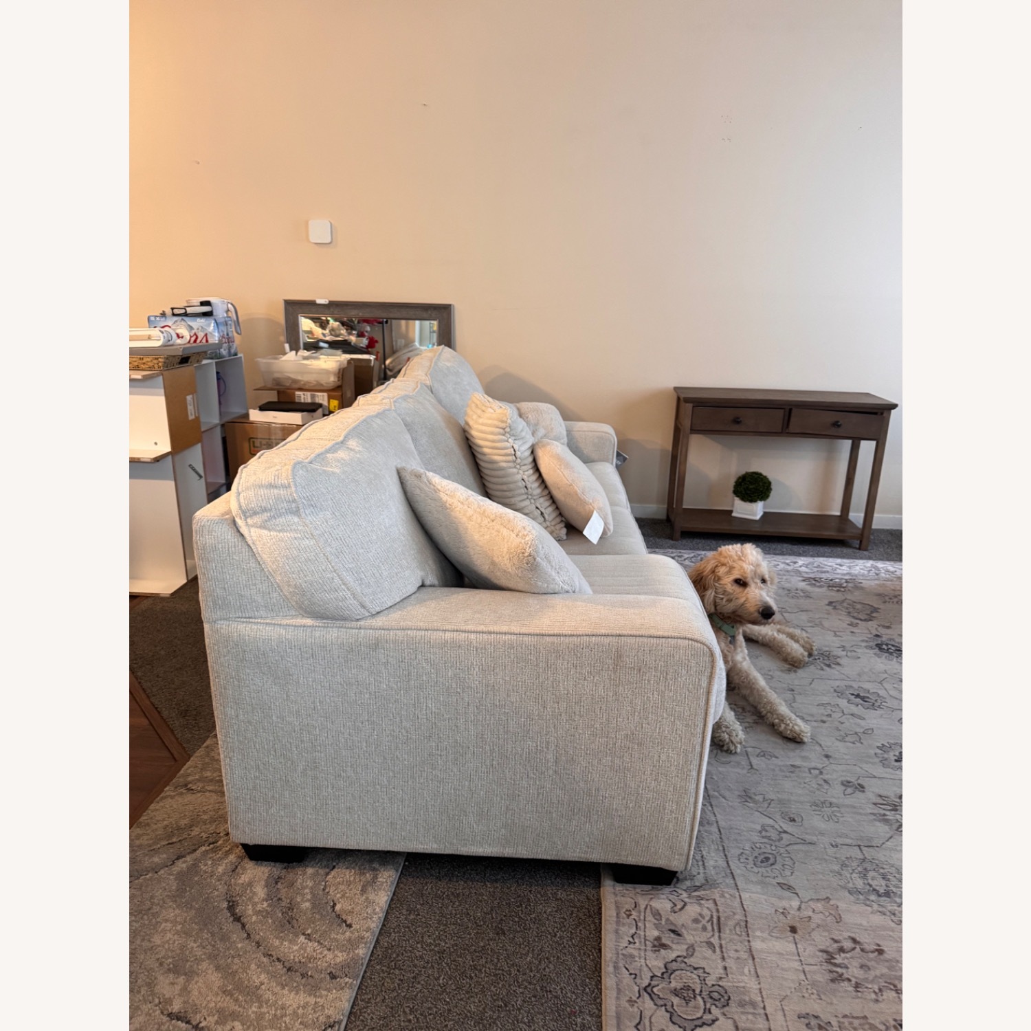 Ashley Furniture Cashton Natural 3+ Seater Sofa - image-5