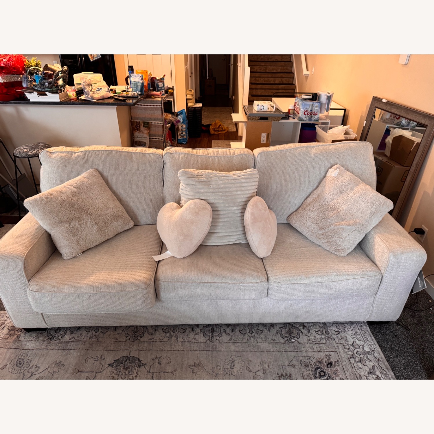 Ashley Furniture Cashton Natural 3+ Seater Sofa - image-2