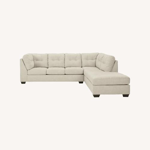 Used Ashley Furniture White Fabric 3+ Seater Sofa for sale on AptDeco