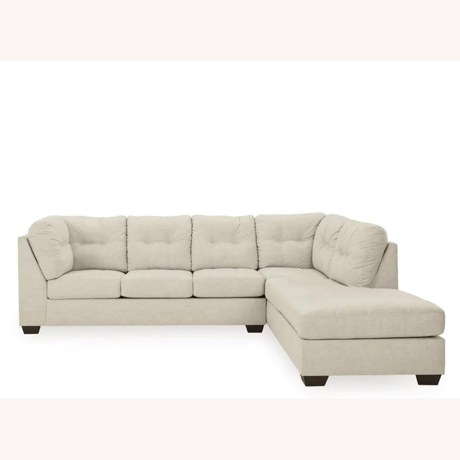 Ashley Furniture White Fabric 3+ Seater Sofa - image-0