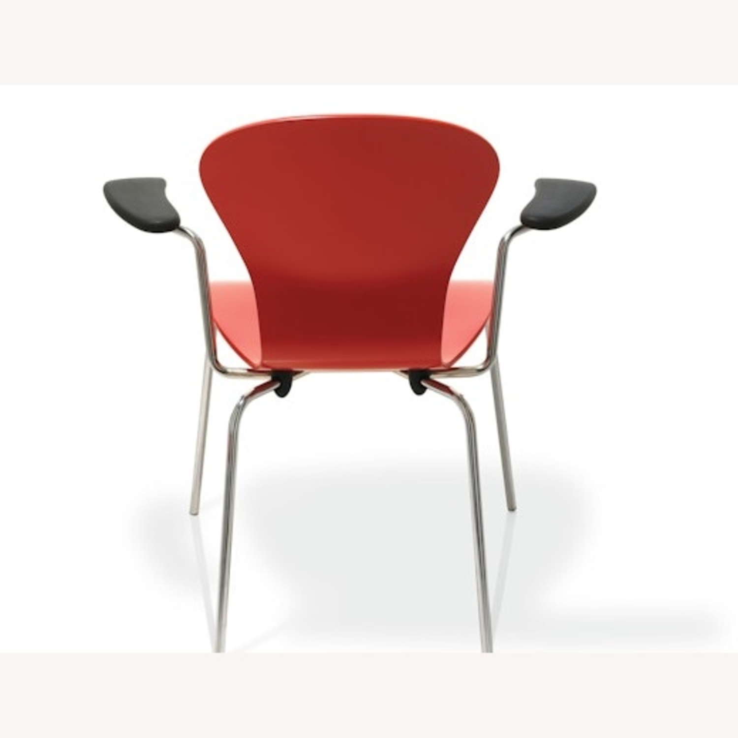 Knoll Sprite 2004 Orange Dining Chairs - image-0