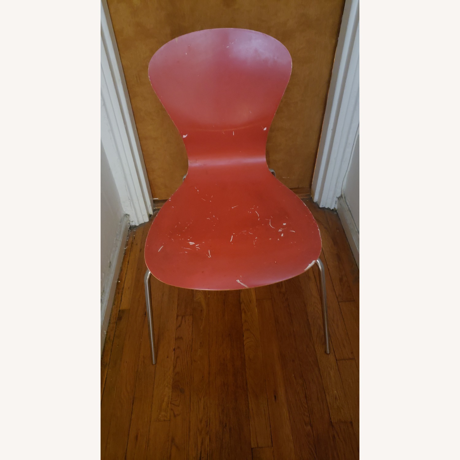 Knoll Sprite 2004 Orange Dining Chairs - image-4